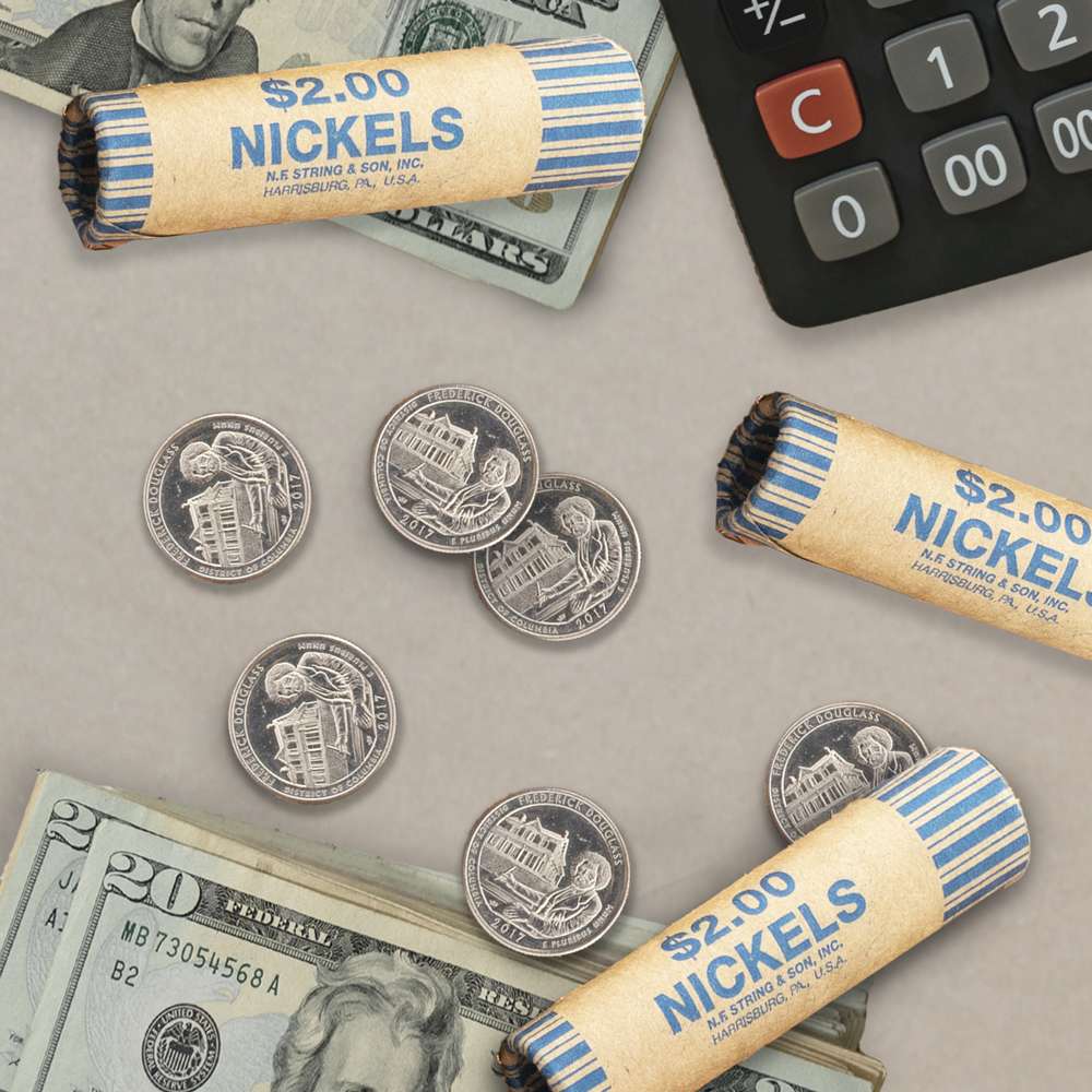 Nickel Coin Wrappers (36/Pack)