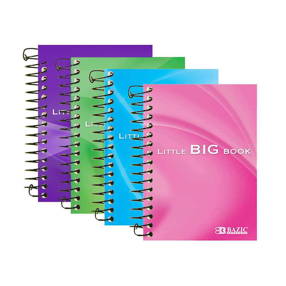 Spiral Fat Book 4&quot; X 5.5&quot; 180 Ct.