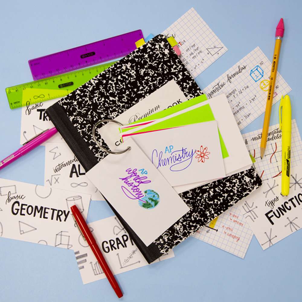 Unruled White Index Card 3&quot; X 5&quot; 100 Ct.