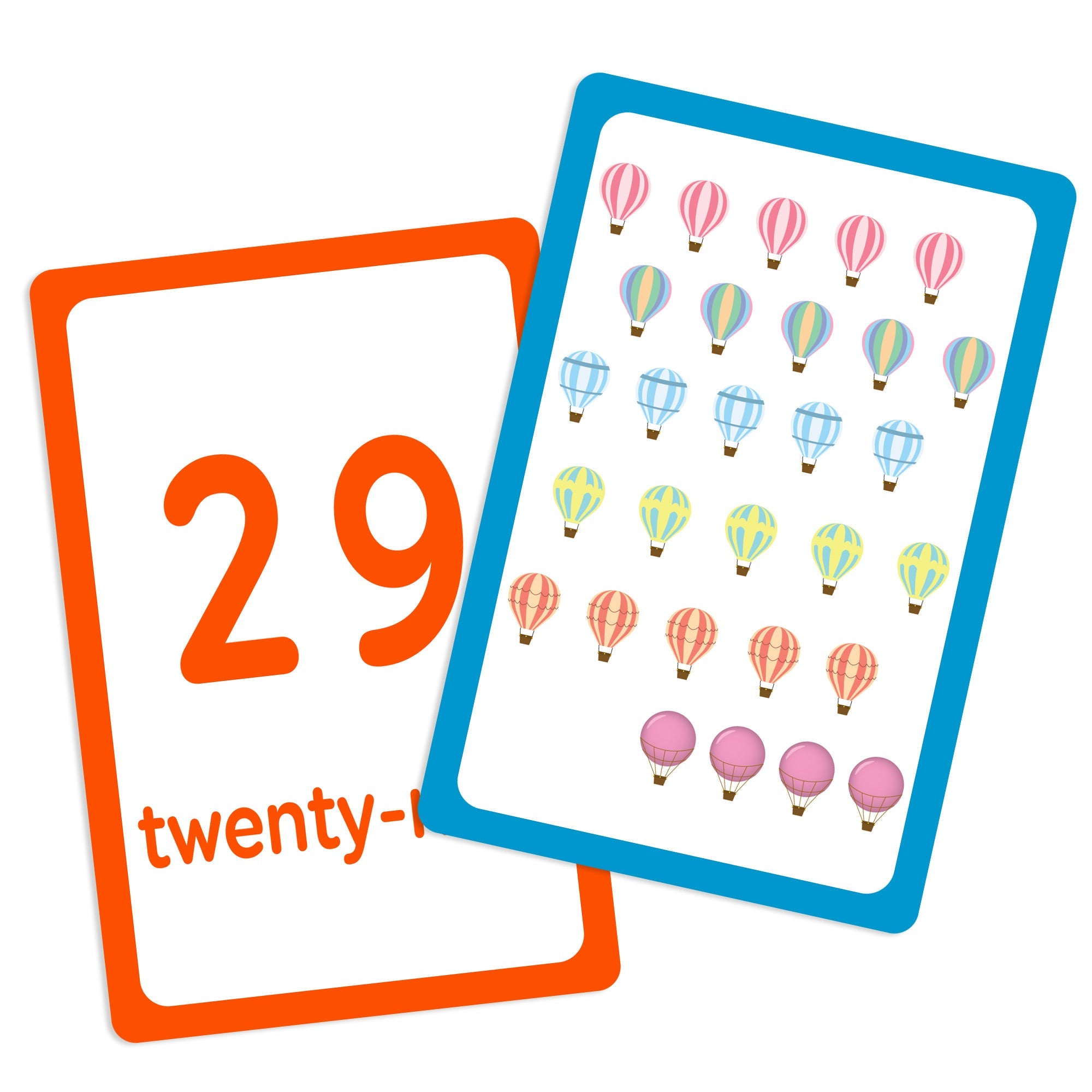 Numbers Flash Cards (36/Pack) - Bazicstore