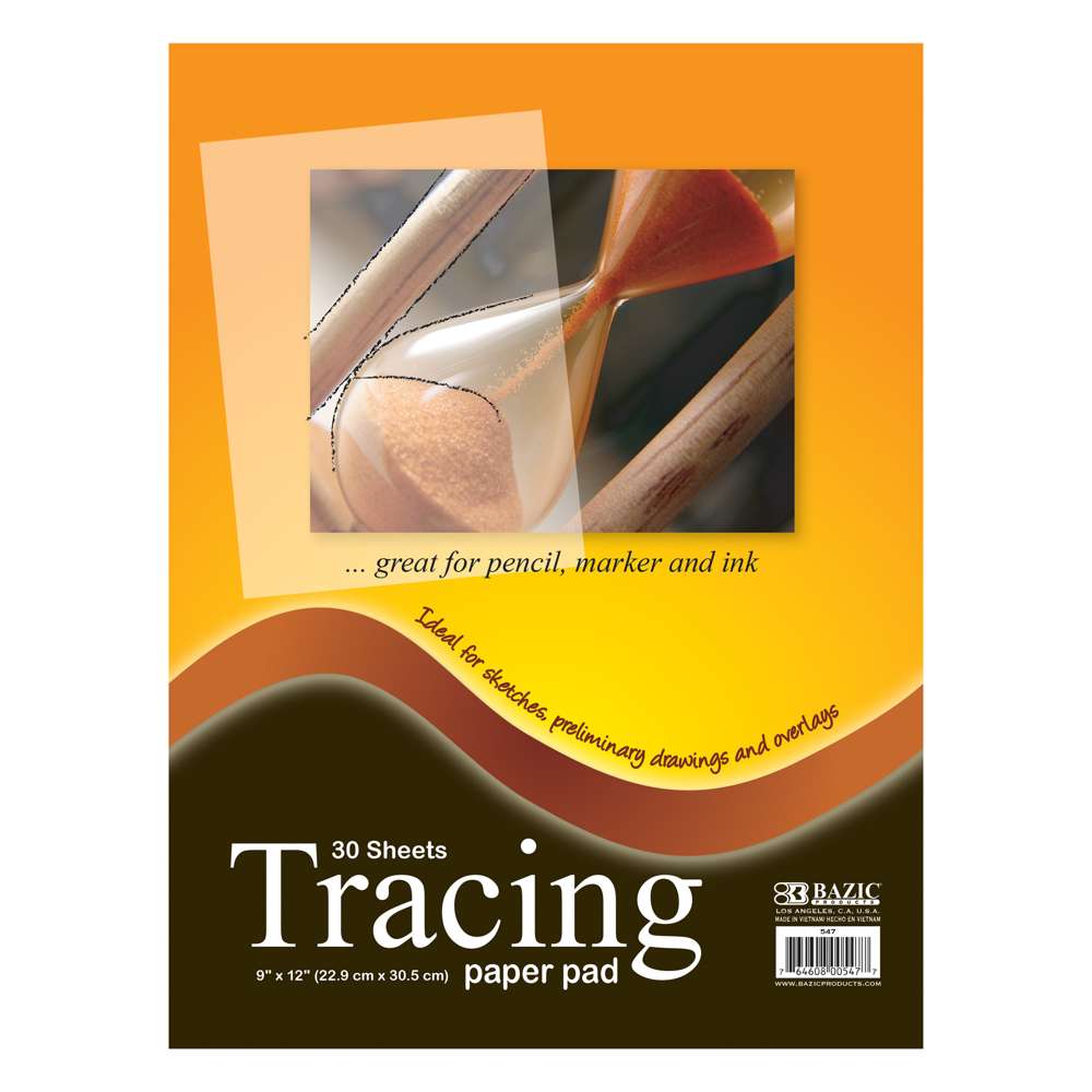 Tracing Paper Pad, 9&quot;X 12&quot;(30 Ct.)