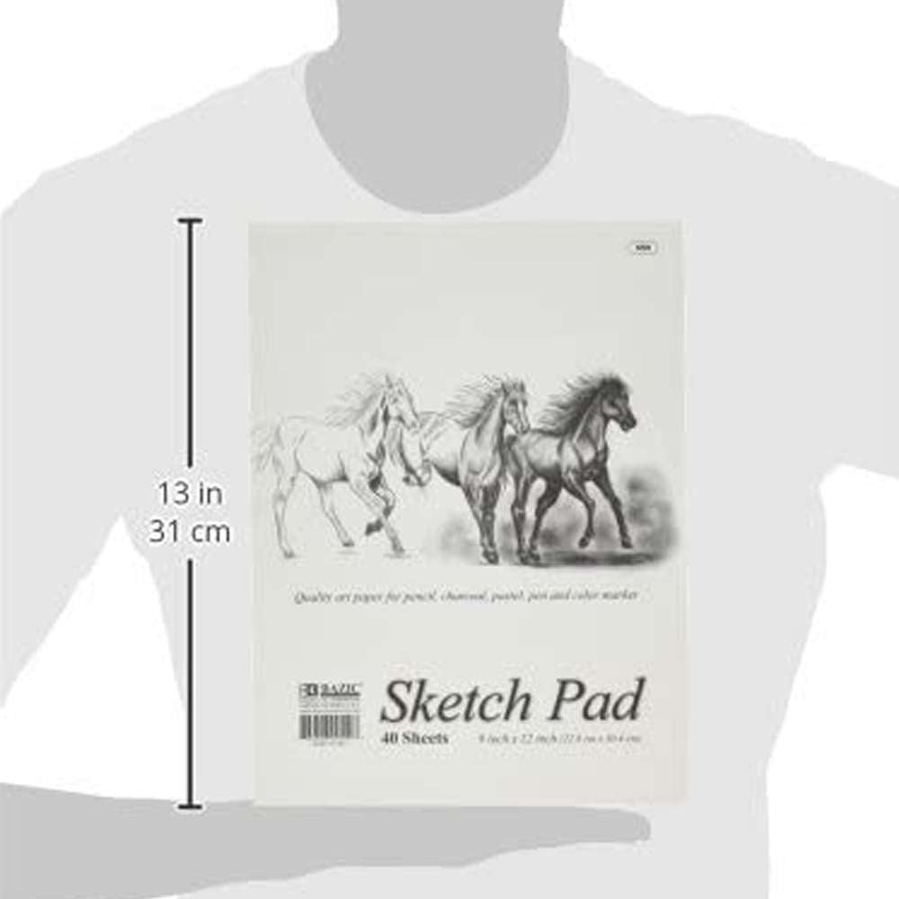 Sketch Pad, 9&quot;X 12&quot;(40 Ct.)