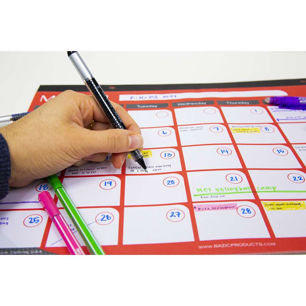 11&quot; X 17&quot; Undated 12-Month Desk Pad Calendar
