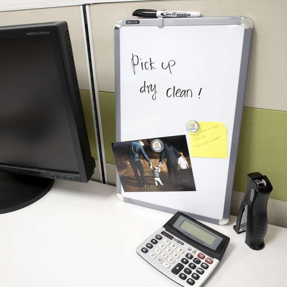 CLASSIQUE Magnetic Dry Erase Board 11&quot; X 17&quot; w/ Marker &amp; Magnets