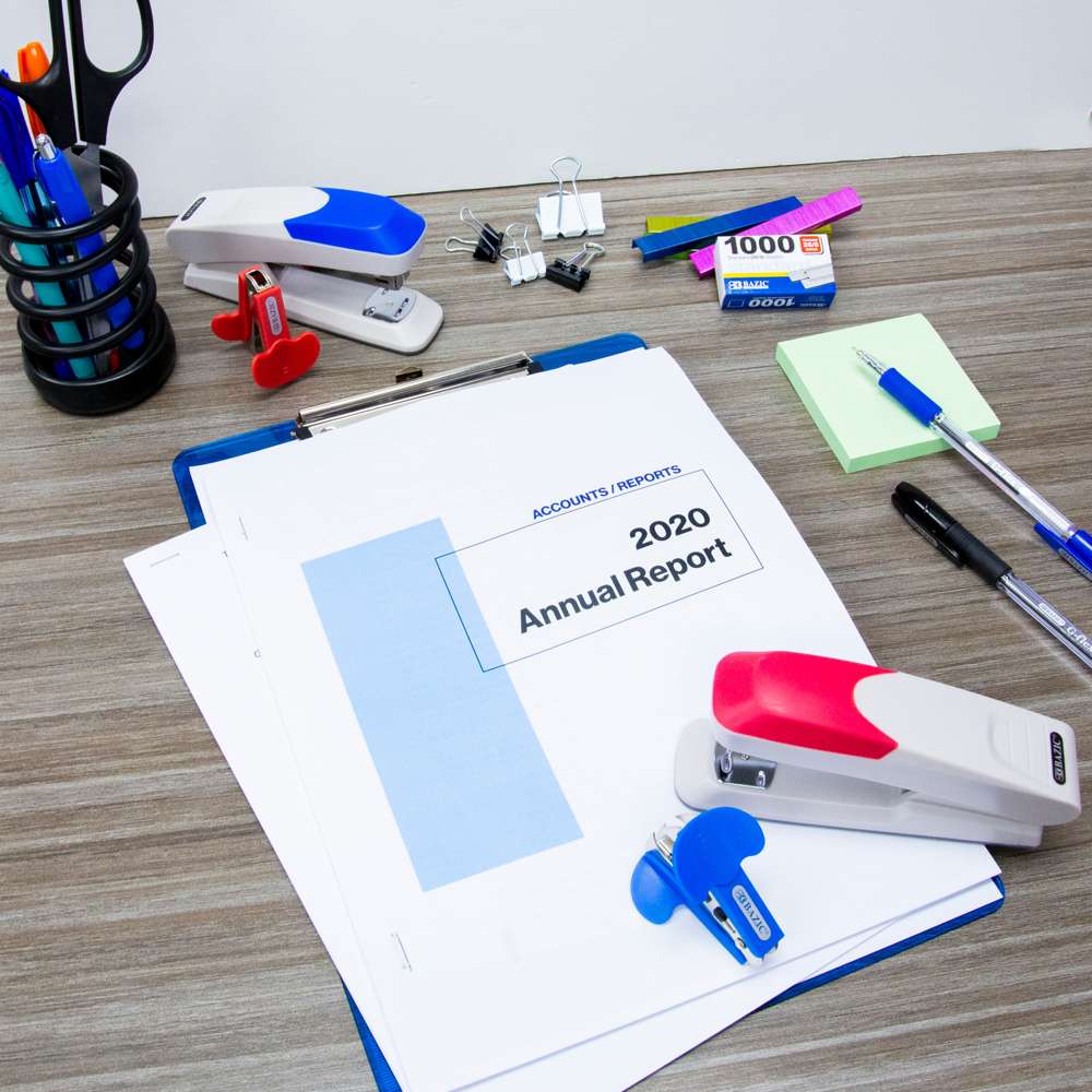 Desktop Stapler Set Comfort Grip