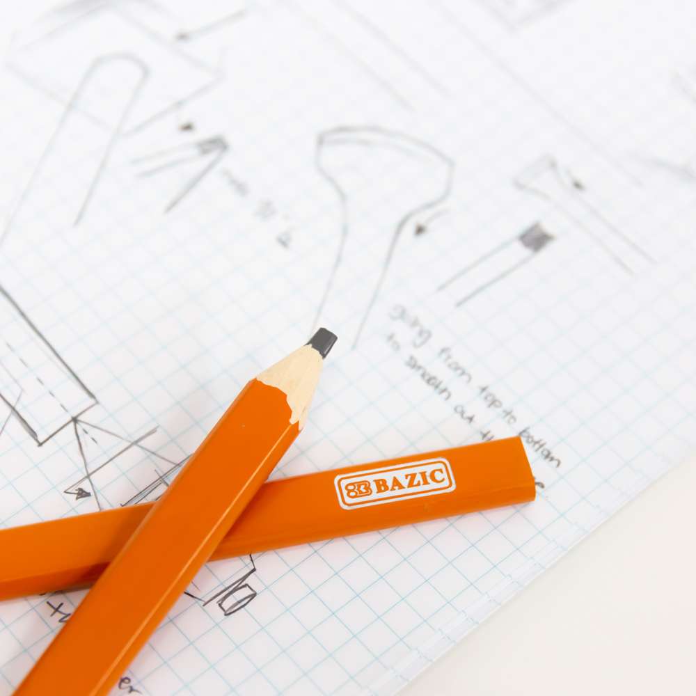 Wood Carpenter&#39;s Pencil (5/Pack)