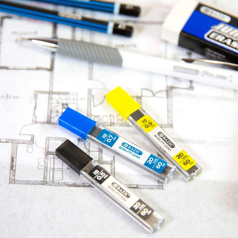 Mechanical Pencil Lead 0.9mm 20 Ct. (8/Pack)