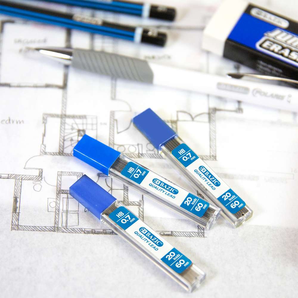 Mechanical Pencil Lead 0.7mm 20 Ct.  (8/pack)