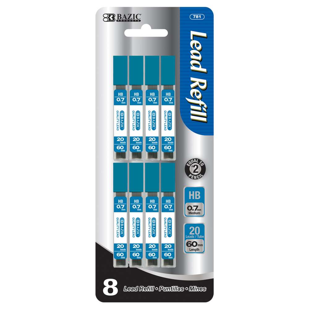 Mechanical Pencil Lead 0.7mm 20 Ct.  (8/pack)