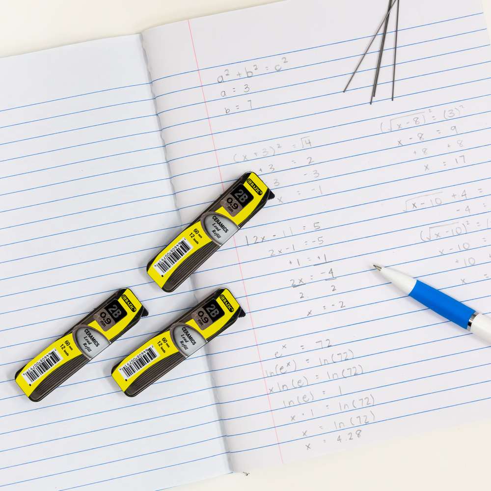 Mechanical Pencil Lead Ceramics High-Quality 0.9 mm 12 Ct. (3/Pack)