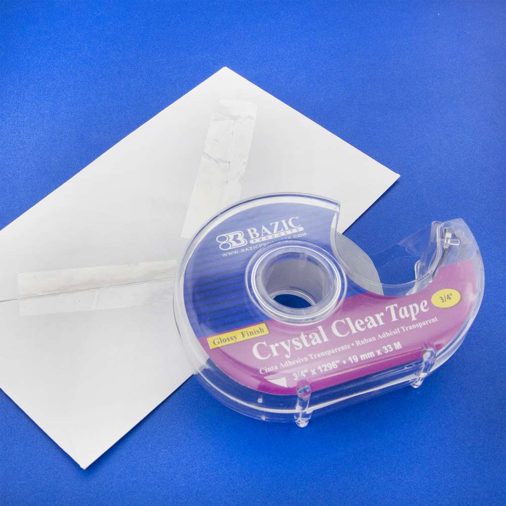 Crystal Clear Tape w/ Dispenser 3/4&quot; X 1296&quot;