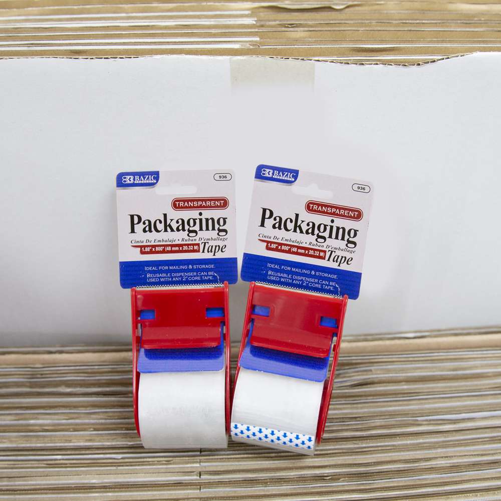 Packing Tape Clear w/ Dispenser 1.88&quot; X 800&quot;