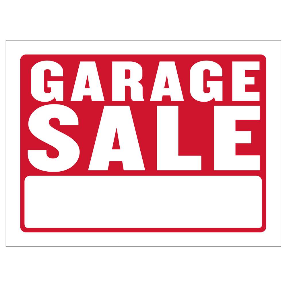 12&quot; X 16&quot; Garage Sale Sign