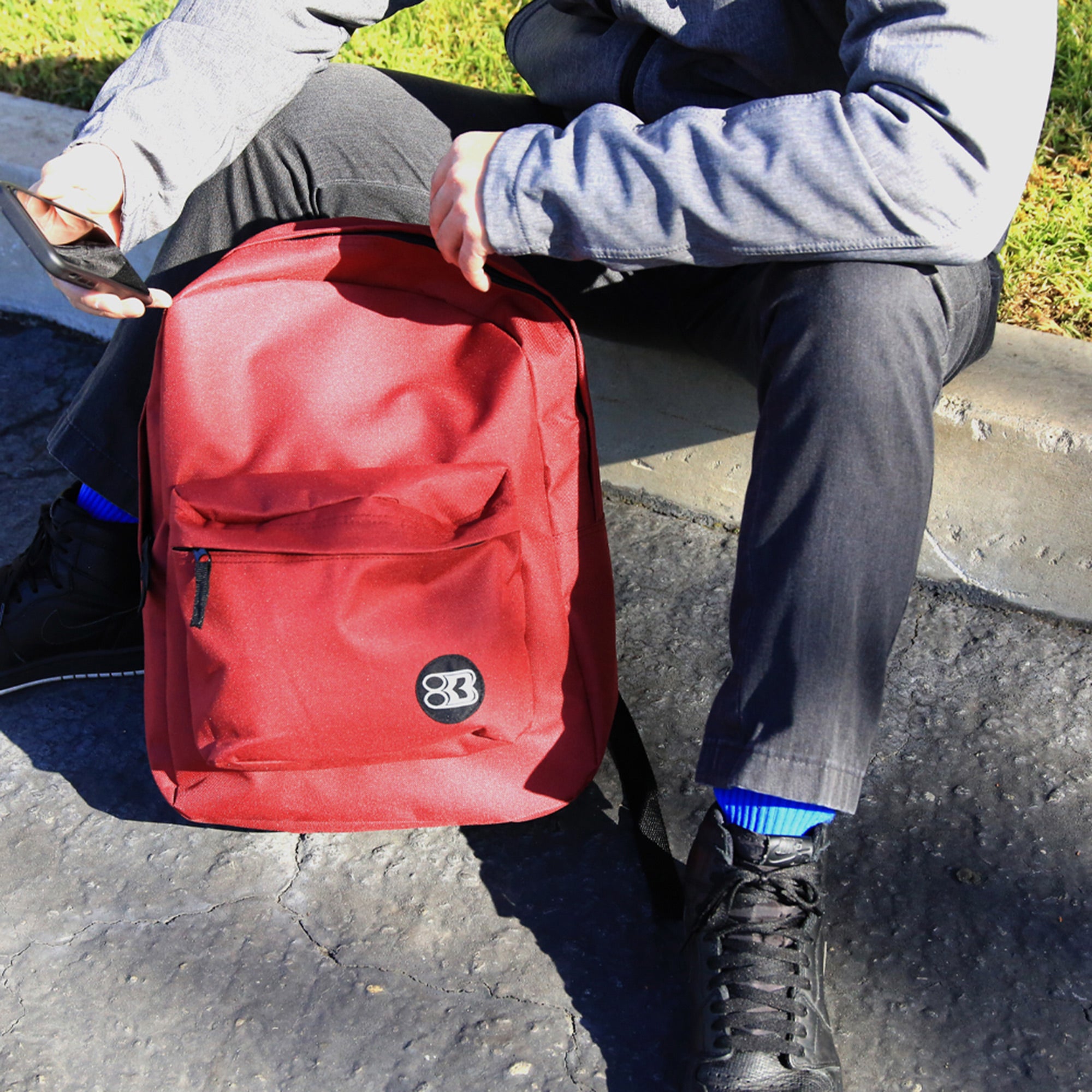 16&quot; Green Basic Backpack - Bazicstore