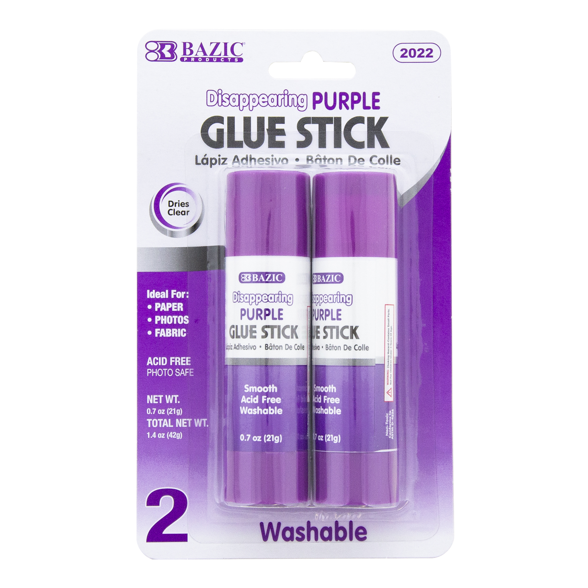 DDI BAZIC Large Repositionable Glue Stick Case Of 30, 1 - Fry's