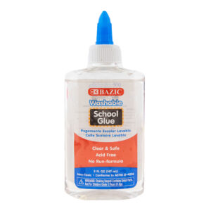 B BAZIC PRODUCTS 2030 BAZIC 3.38 Oz. (100 mL) Silicone Glue, Great for  Glass Window Plastic Kitchen Home Improvement Quick Repair, Waterproof Crack