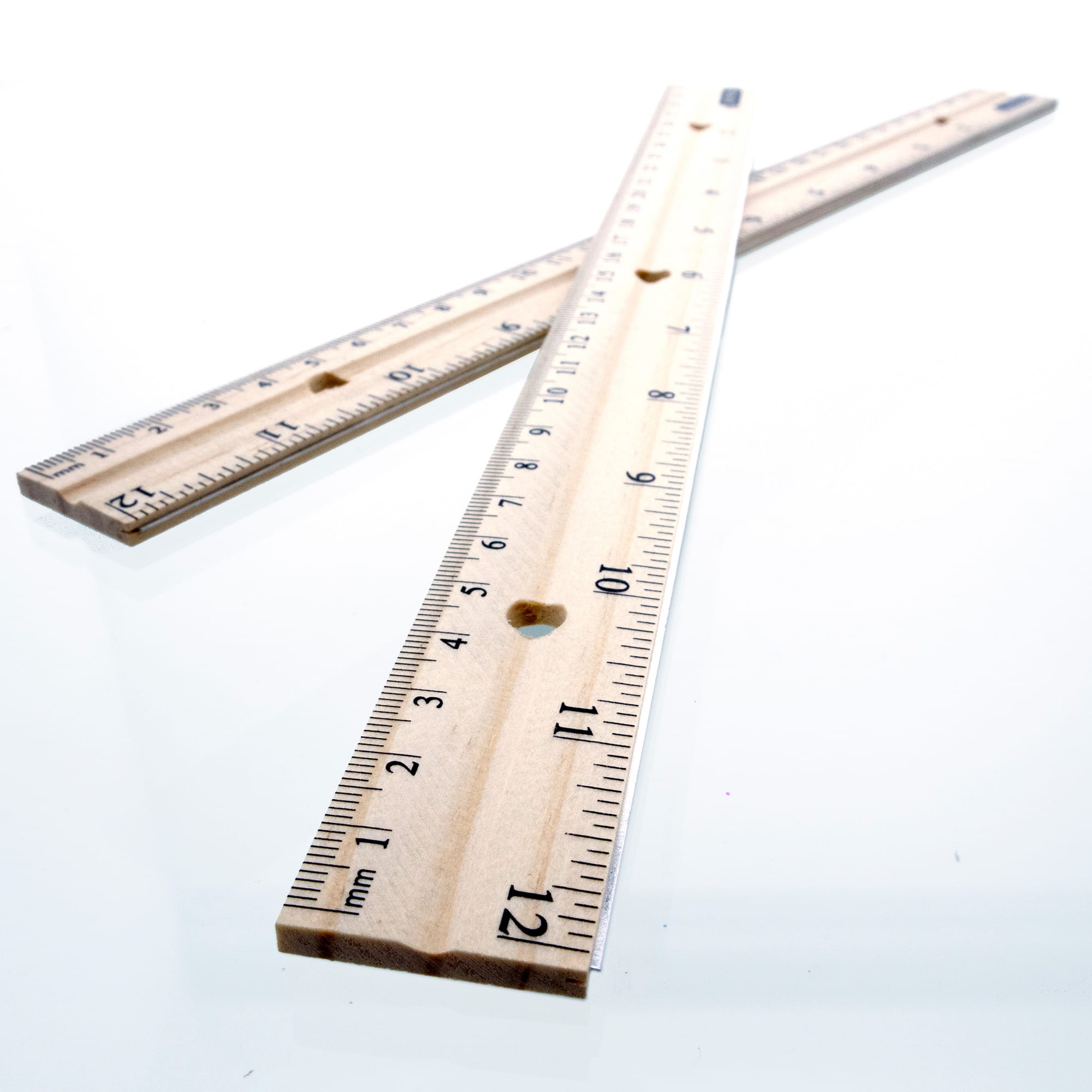 BAZIC 12 quot (30cm) Wooden Ruler Bazic Products