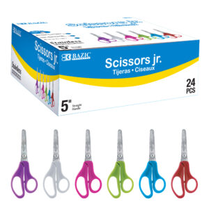 BAZIC Office Scissors 8 Pastel Soft Grip Multipurpose - Bazicstore