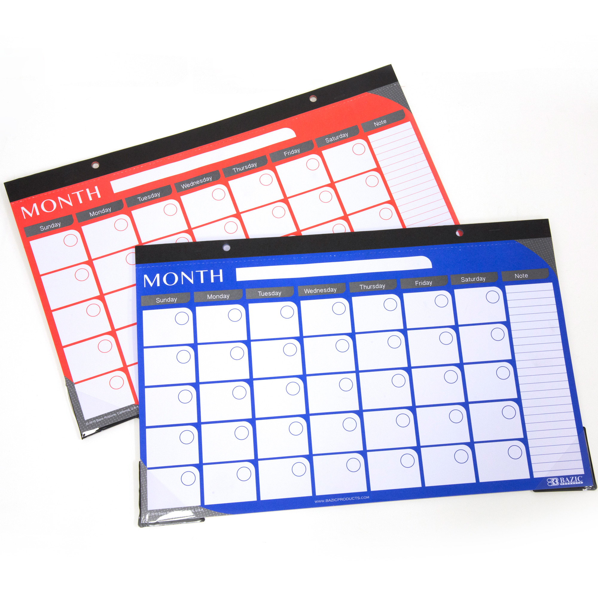 BAZIC 11 quot X 17 quot Undated 12 Month Desk Pad Calendar Bazic Products