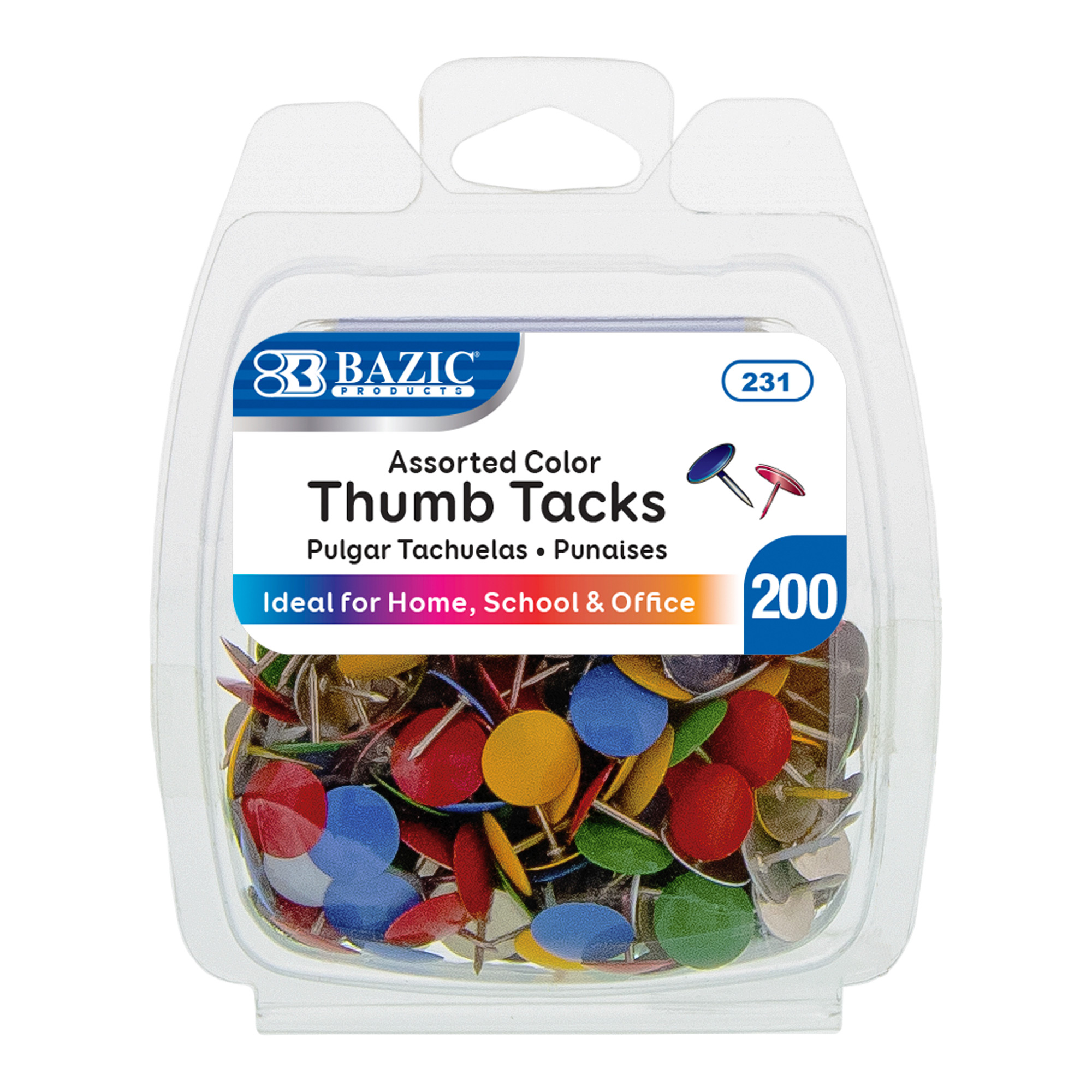 Wexford Color Thumbtacks Assorted