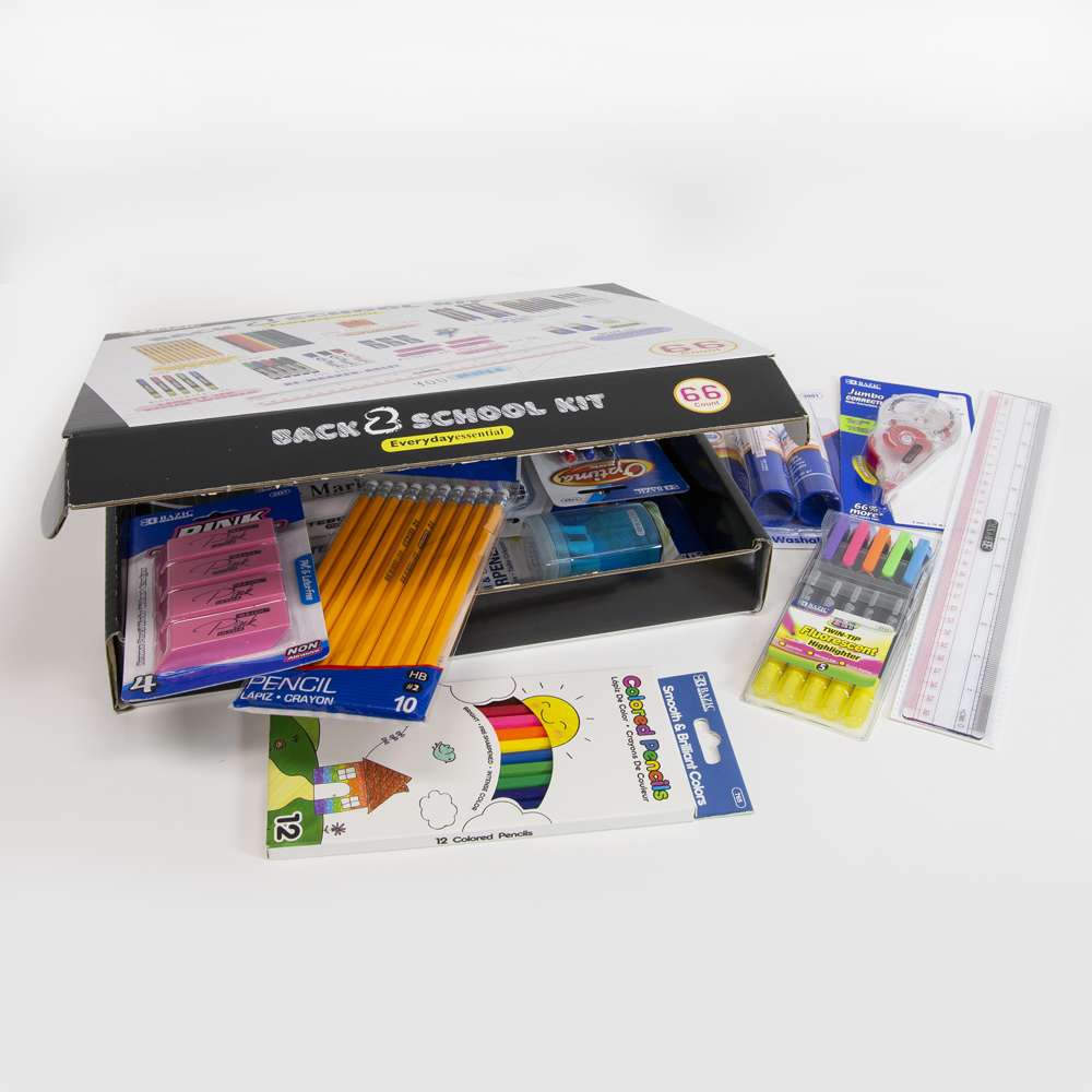 Kosiz 600 Pcs Back to School Supplies Kit School Supply Set for