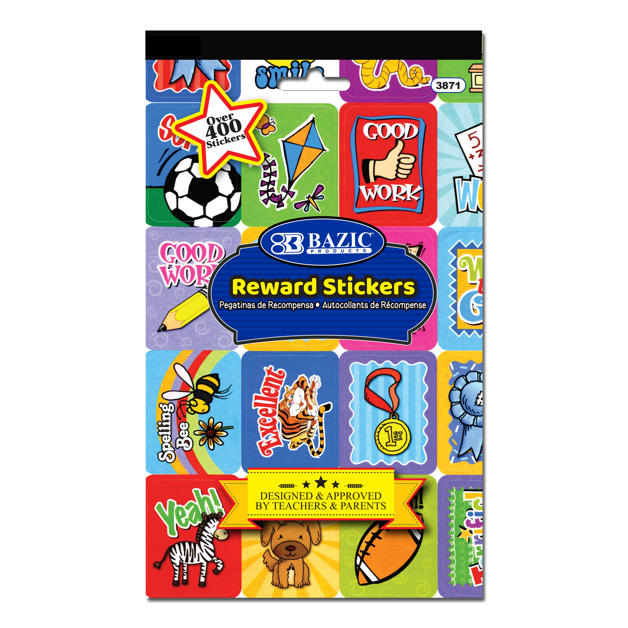 School Stickers Child, Star Reward Sticker Kid