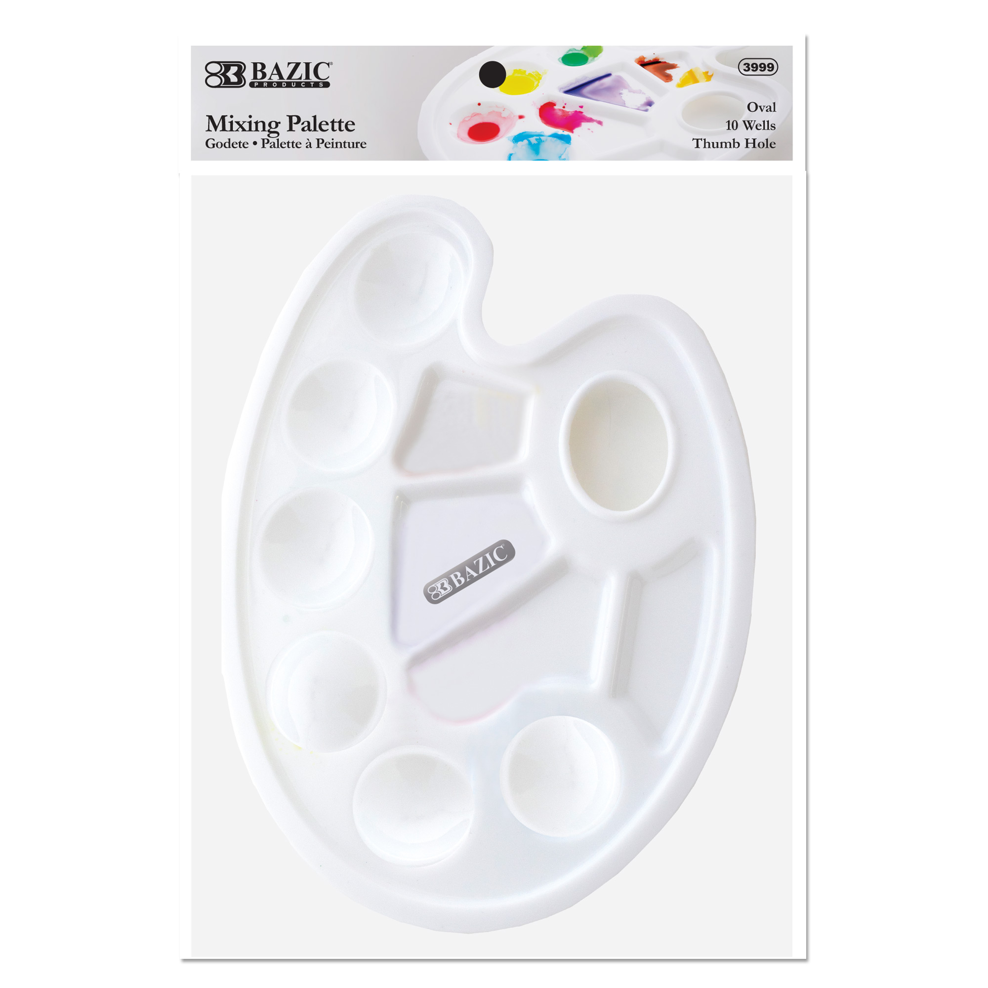 Painters Palette Artist Paint Holder With Thumb Hole Art Class