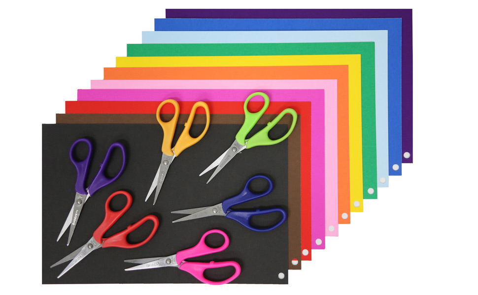 5 Kids Training Scissors - BAZ4403, Bazic Products