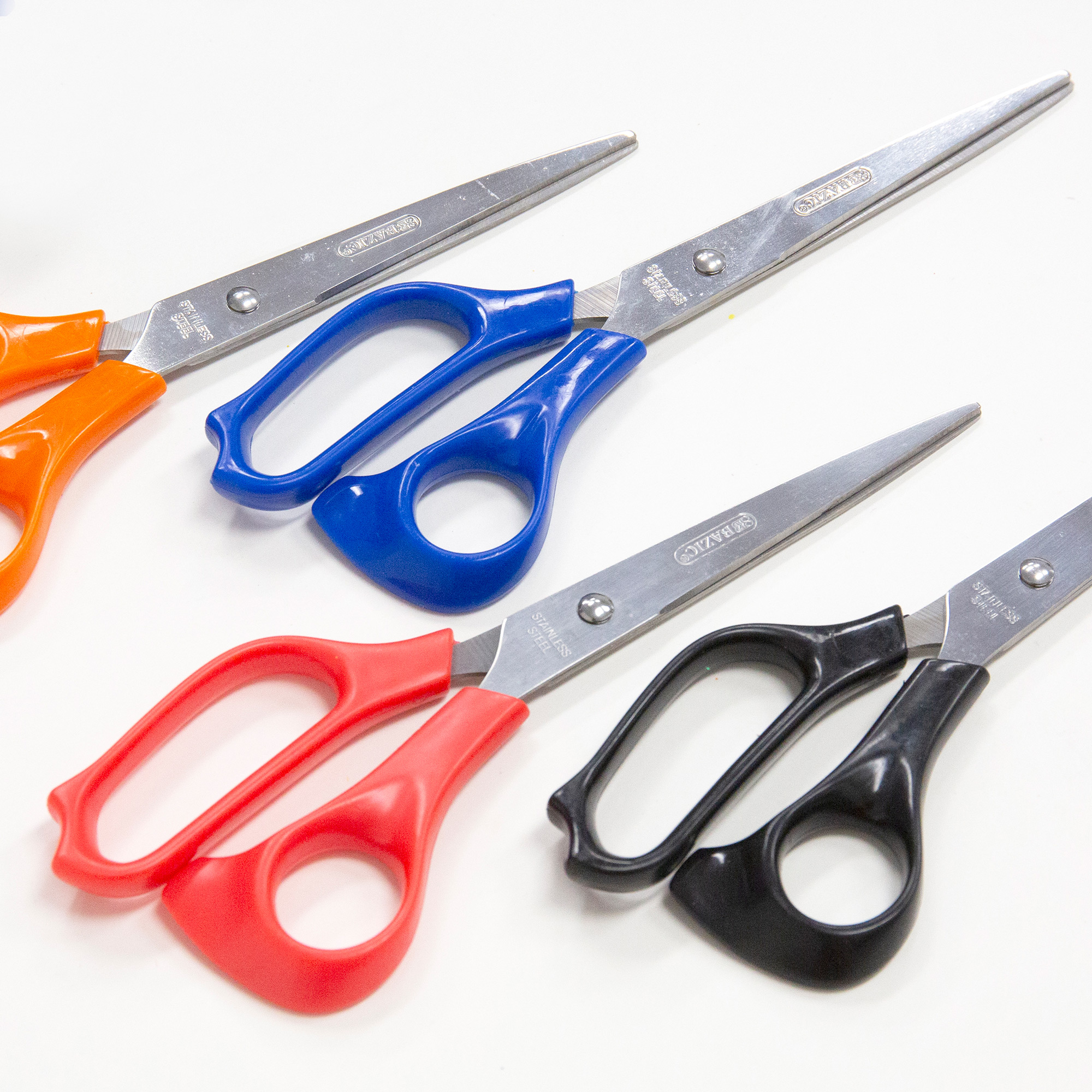 8 Pastel Classic Stainless Steel Scissors