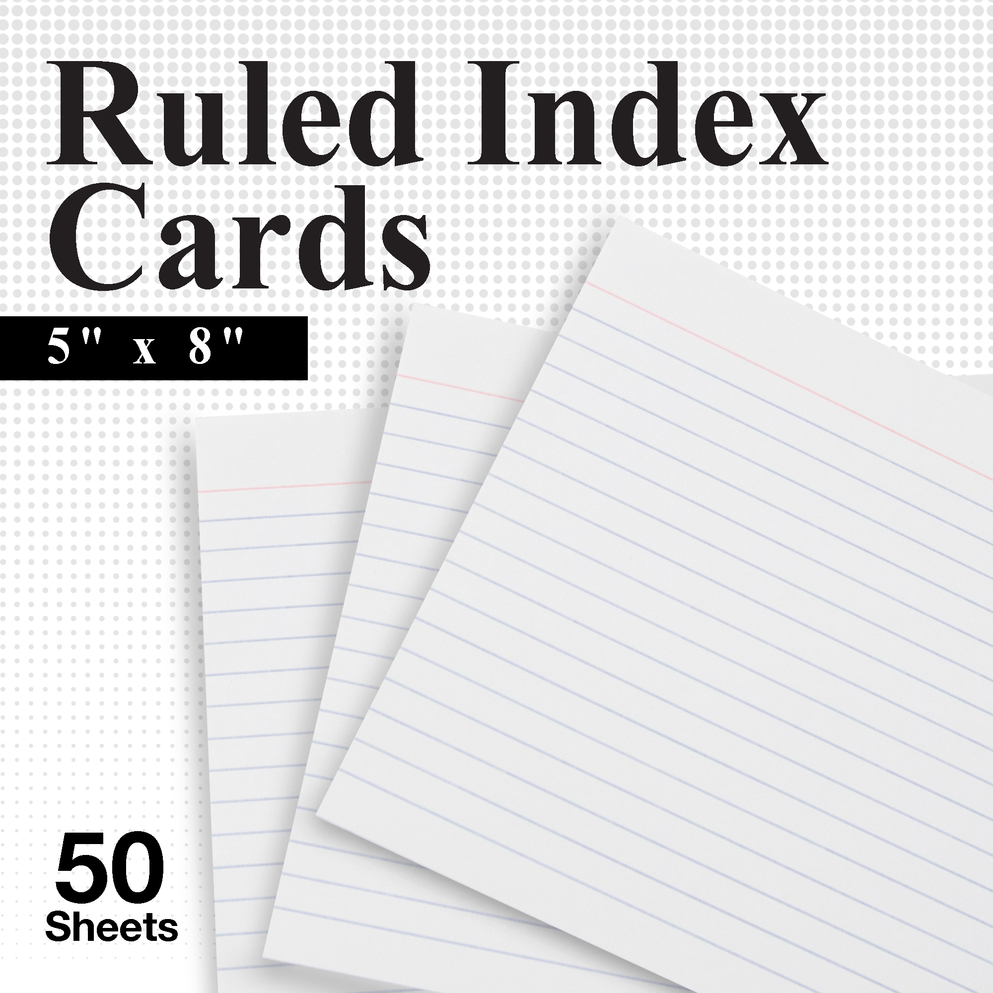 School & Office supplies - Notebook & Paper - Index Cards - The