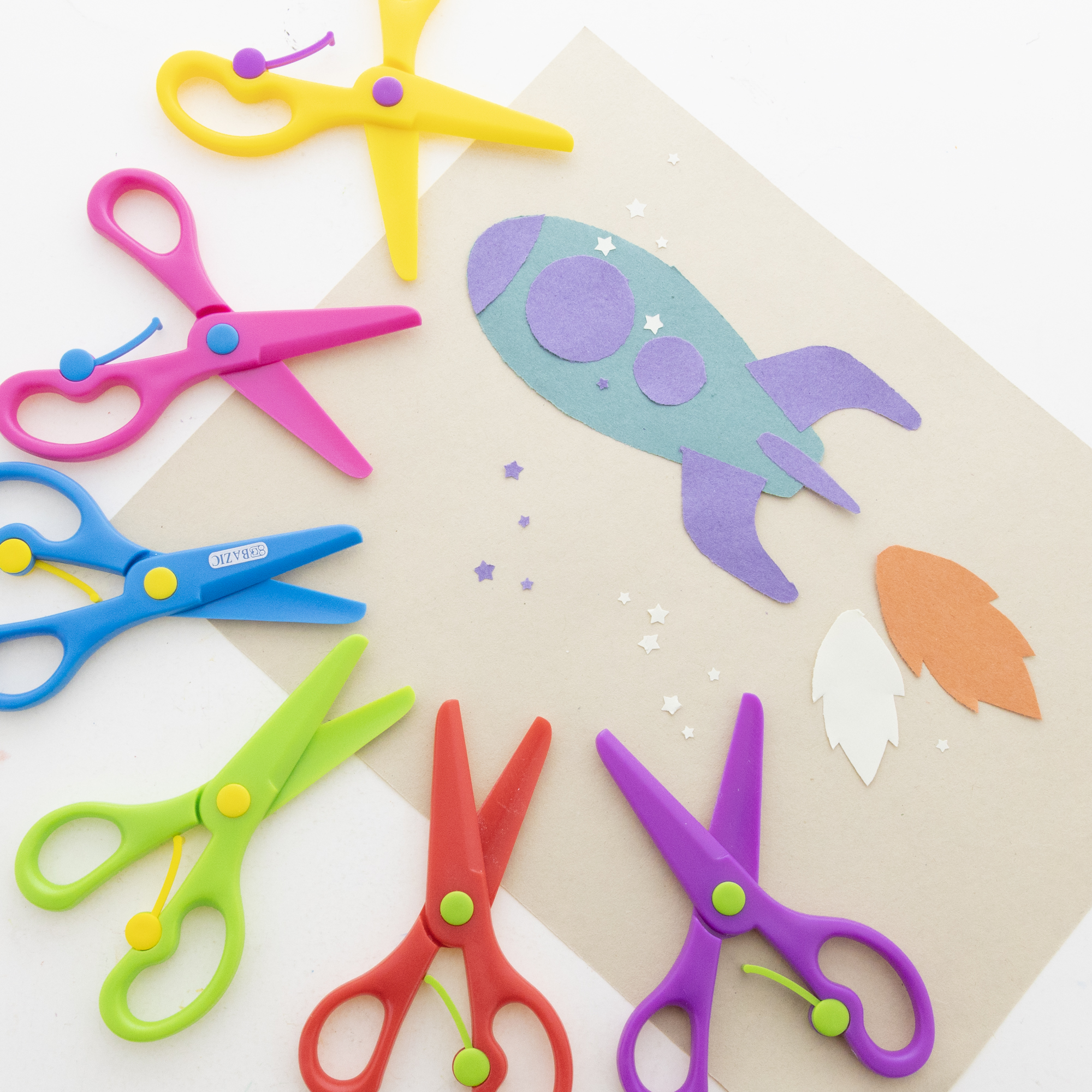 Preschool Training Scissors, 5In, Pack Of 6