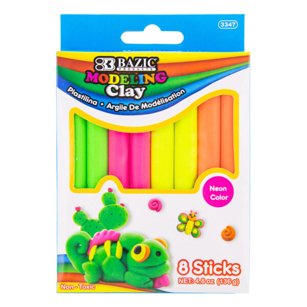 Plasticine Modelling Clay Bright Colours 24 Pack