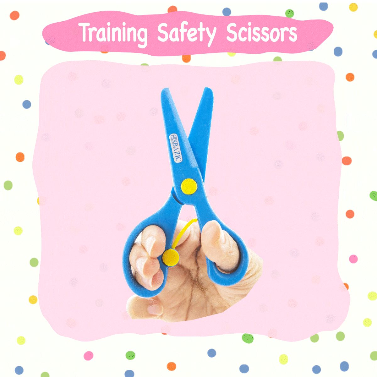 BAZIC Kids Training Safety Scissors 5 - Bazicstore